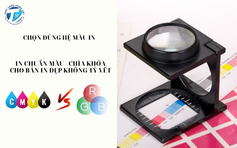 Chọn hệ màu in phù hợp trước khi in băng rôn